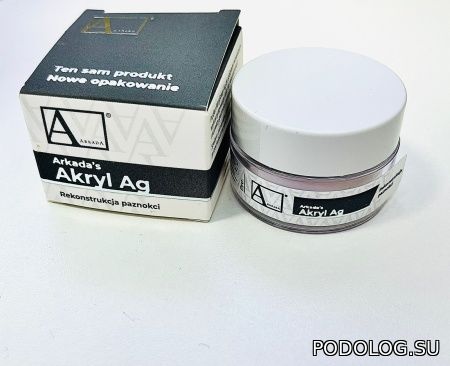 Arkada Akryl Ag Пудра акриловая антибактериальная, 10 гр - купить по ...