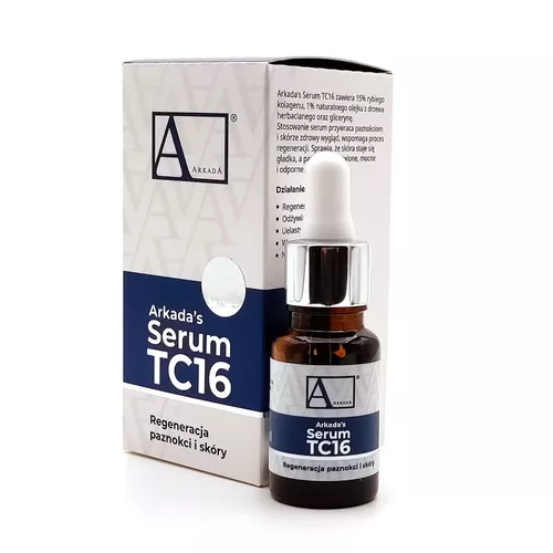 Восстанавливающая коллагеновая Сыворотка для ногтей Arkada Serum TC16, 11 мл