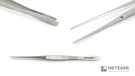 Пинцет METZGER PTC-614-D 11.5cm, узкий